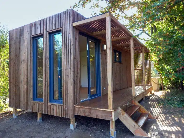 Extérieur d'un studio de jardin