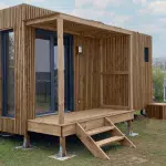 Studio de jardin en bois de 20m2