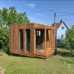 Cabinet de praticien en bois de 20m2