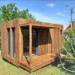 Studio de jardin de 20m2 avec une pergola