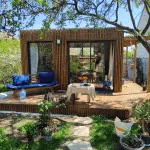 Studio de musique avec une terrasse