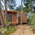 Studio de jardin dans un bois