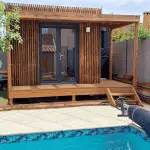 Pool house en bois