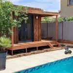 Pool house en bois