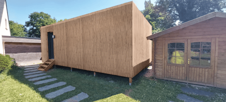 Espace de bien être de 40m2 en bois