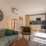 Pièce de vie d'une chambre d'hôte