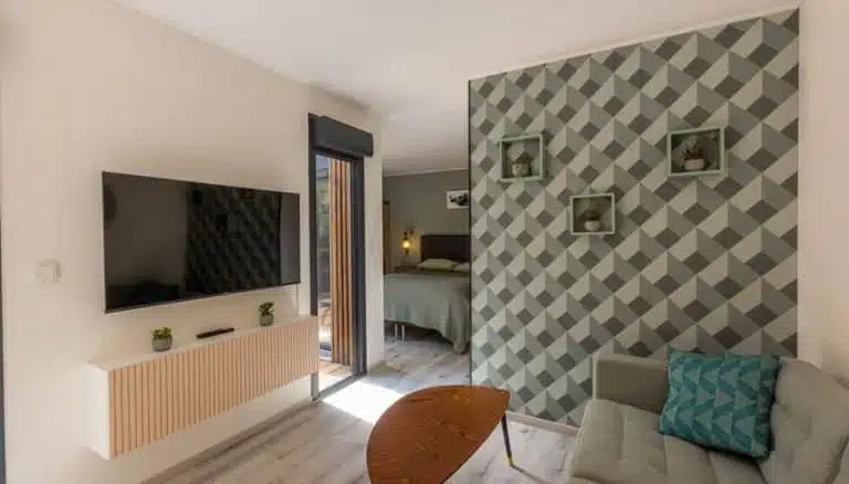 Salon d'un studio Greenkub