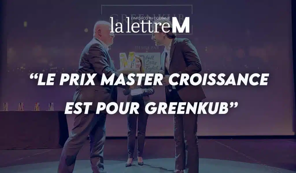Article presse LaLettre M Master croissance Greenkub
