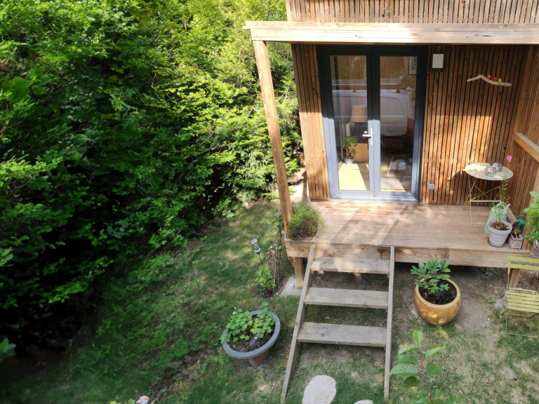 Studio de jardin de haut