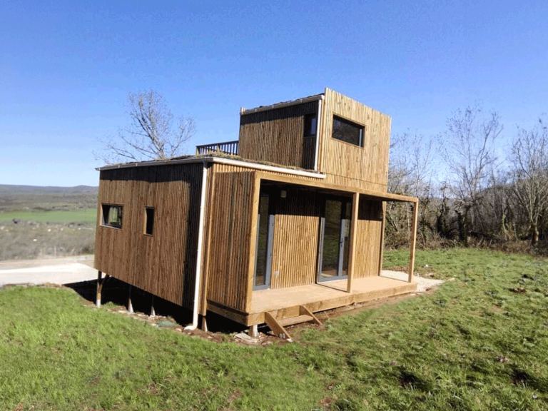 Studio de jardin sur-mesure avec gouttière