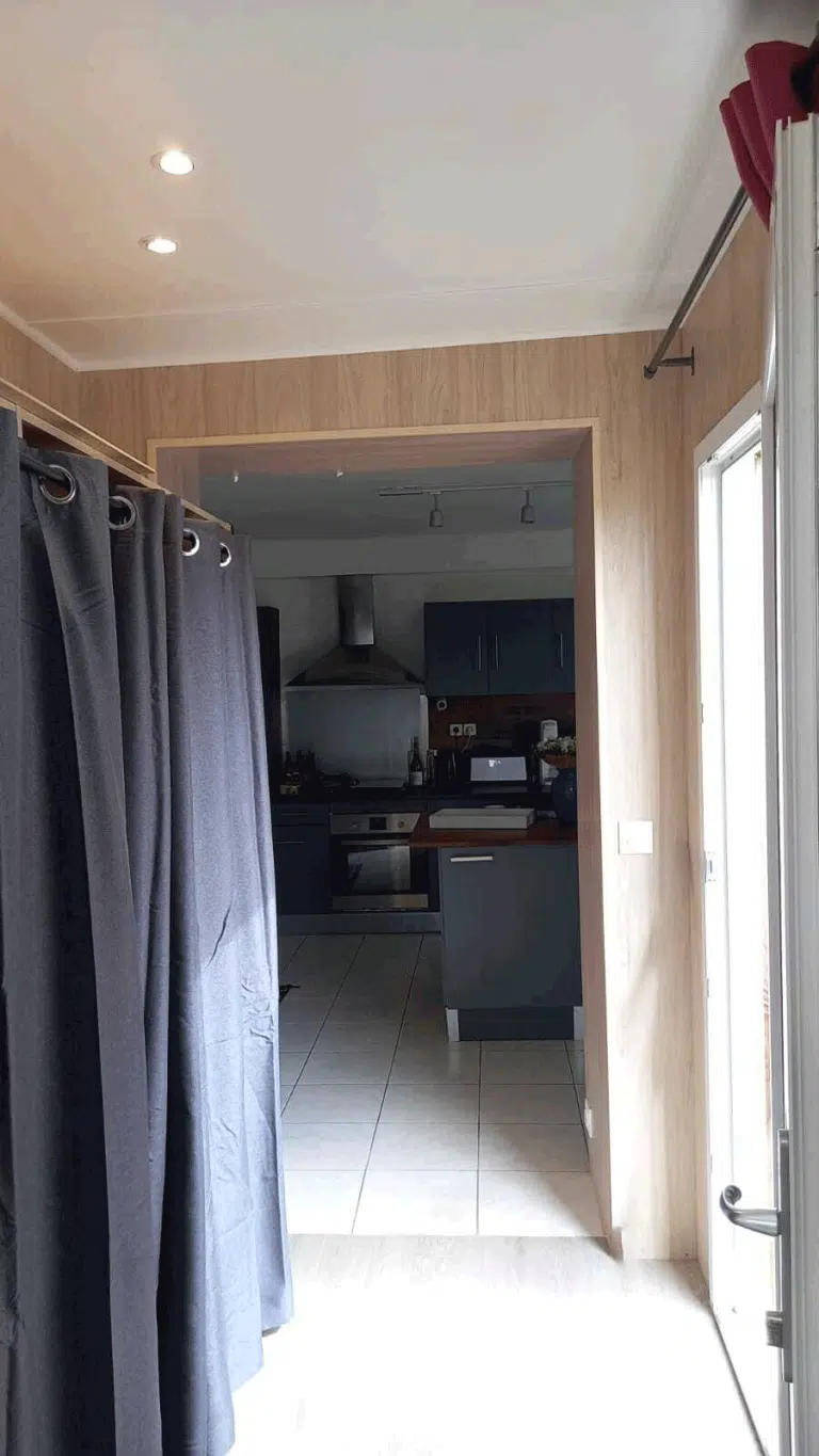 Intérieur d'une extension de maison
