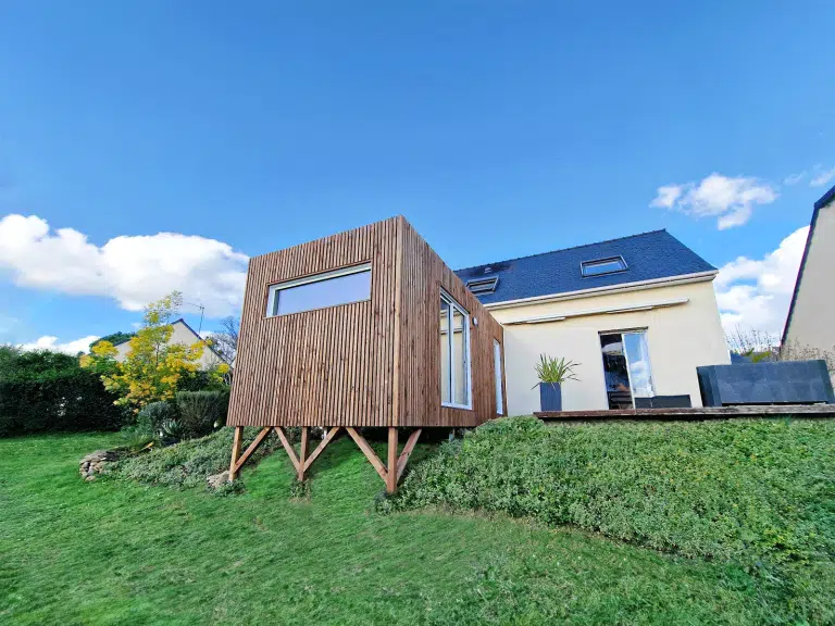 Extension de maison en bois