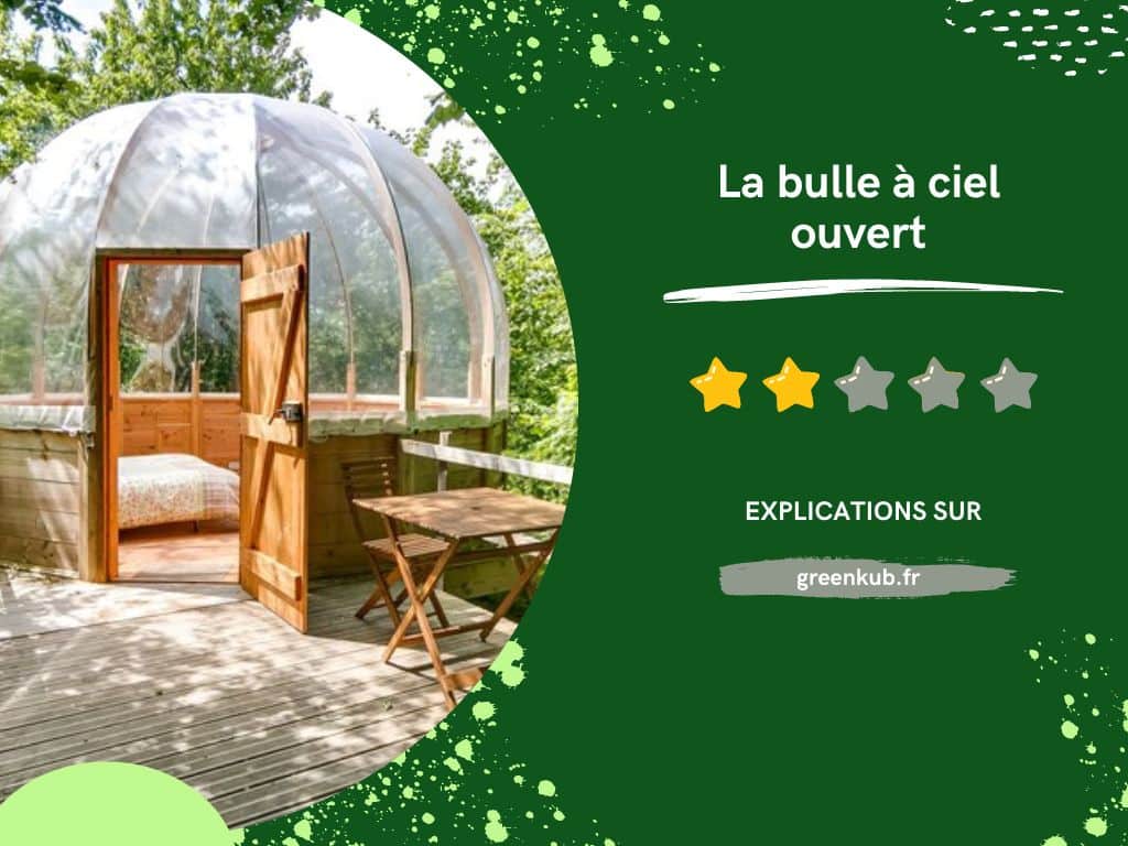 Avis sur la bulle à ciel ouvert - Cabane insolite