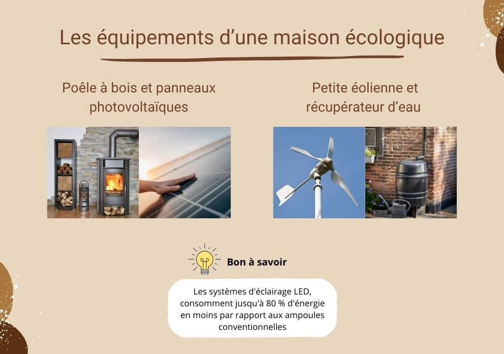 Les équipements d'une maison écologique