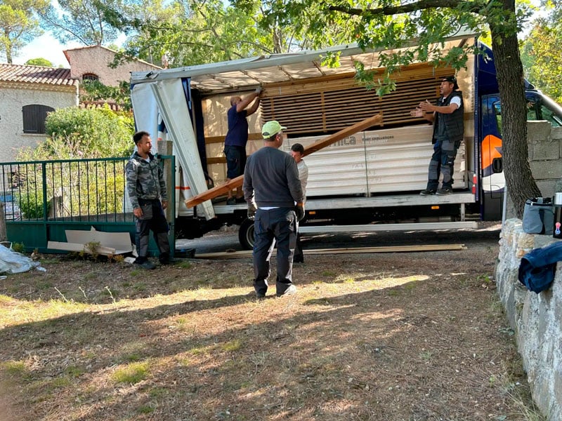 Installation d'une maison bioclimatique