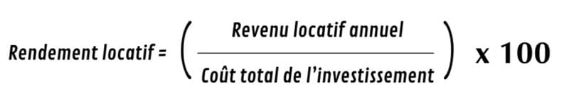 Formule pour calculer son rendement locatif