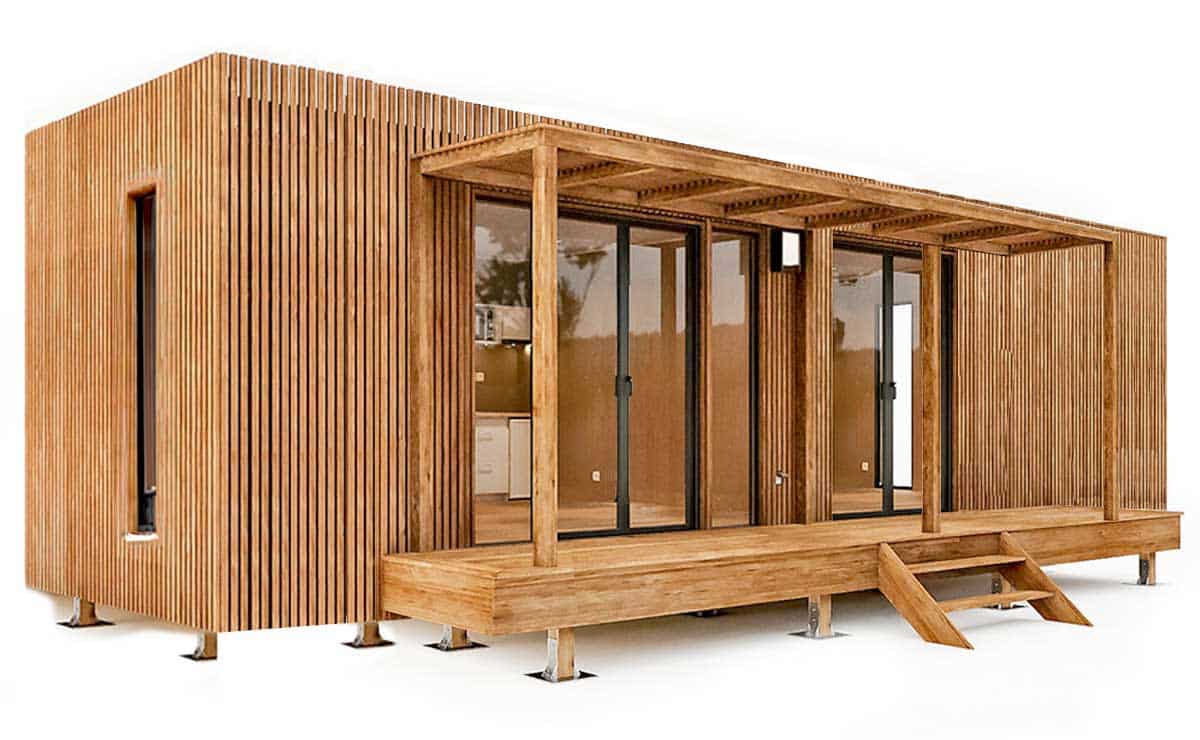 Un studio de jardin de plain-pied de 40m2