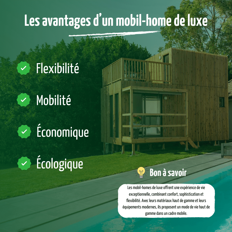 Les avantages d'un mobil-home de luxe