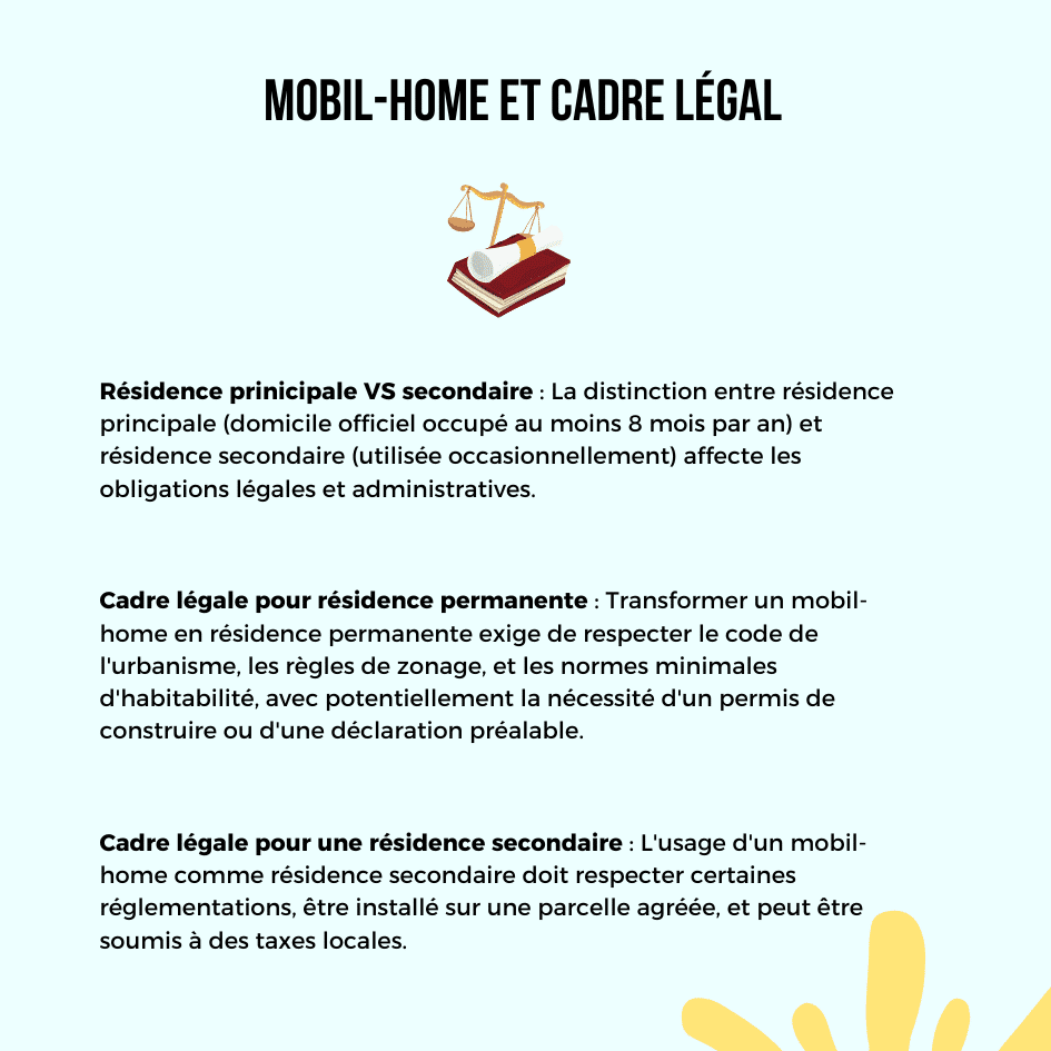 Cadre légal pour l'achat d'un mobil-home