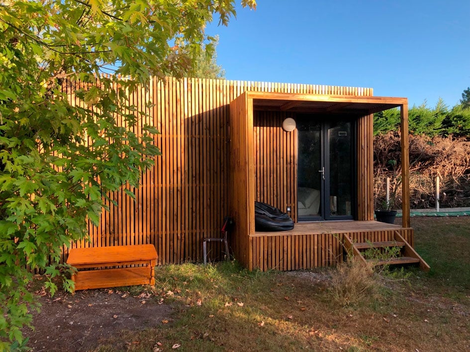 Une tiny house en bois