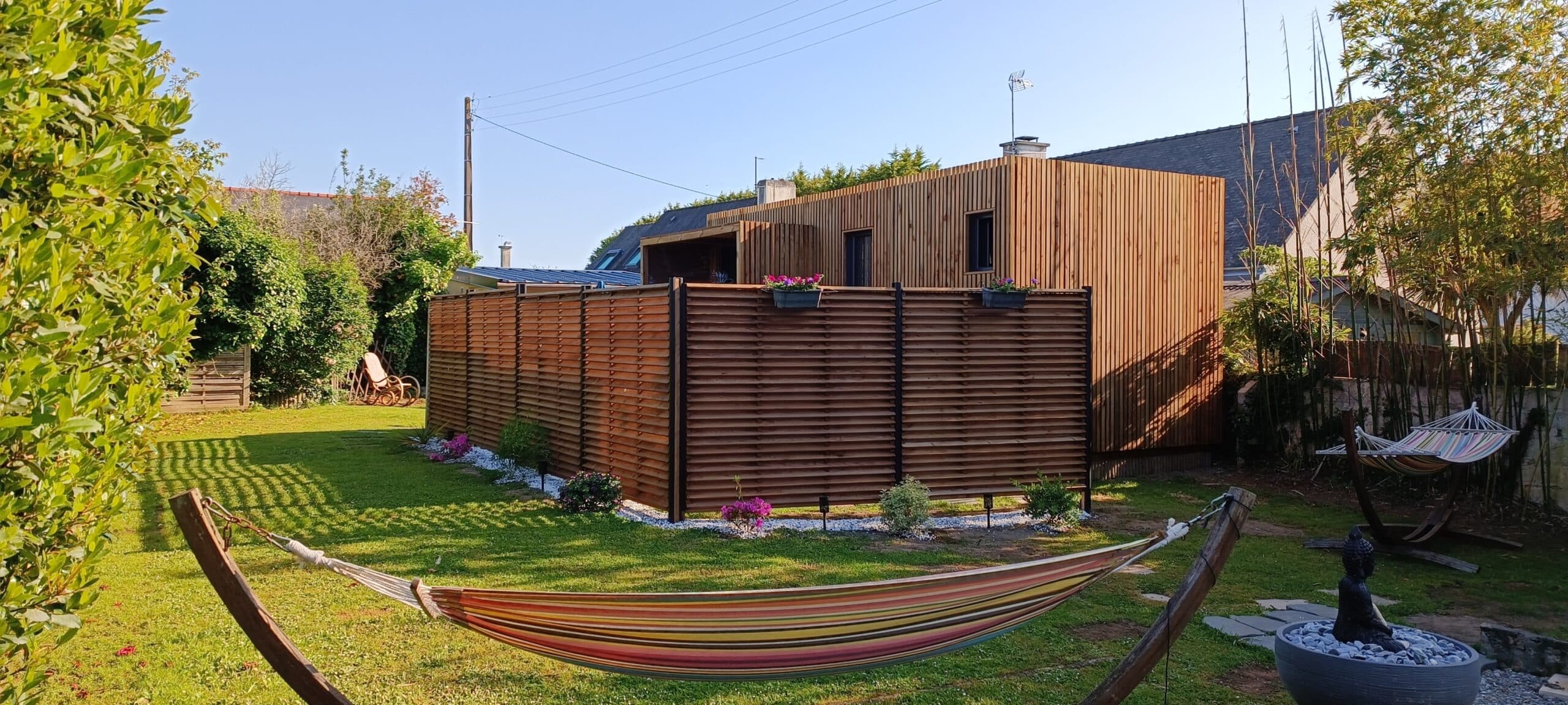 Vue extérieure du studio de jardin de 20 m2