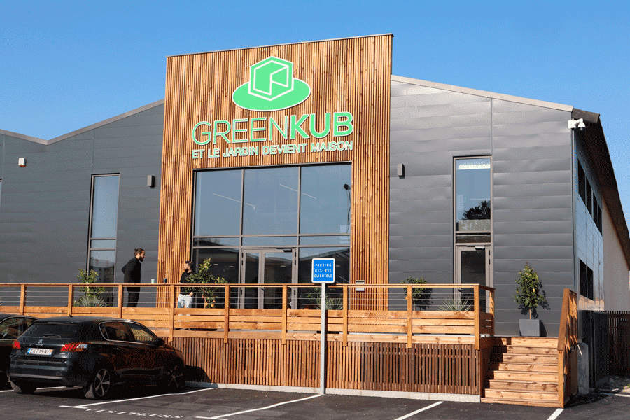 Siège social de l'entreprise Greenkub dans le sud de la France