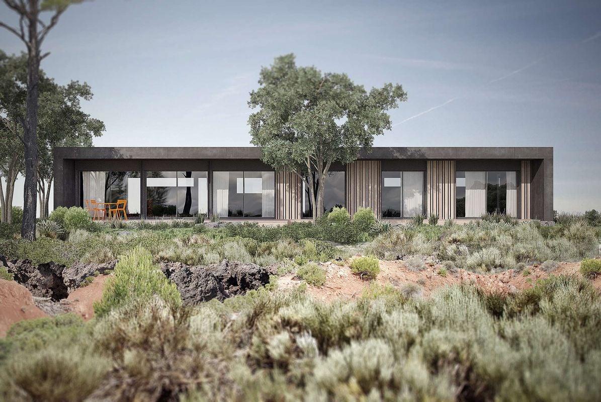 Maison passive moderne
