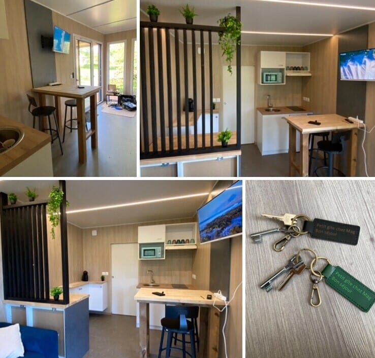 intérieur d'un studio Greenkub de 20m2