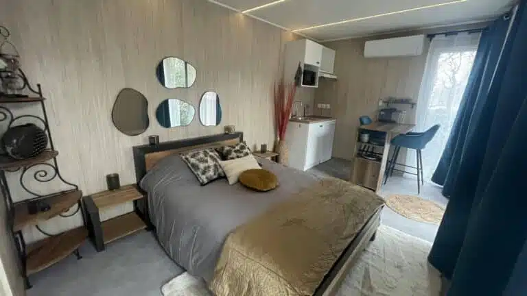 intérieur studio locatif greenkub