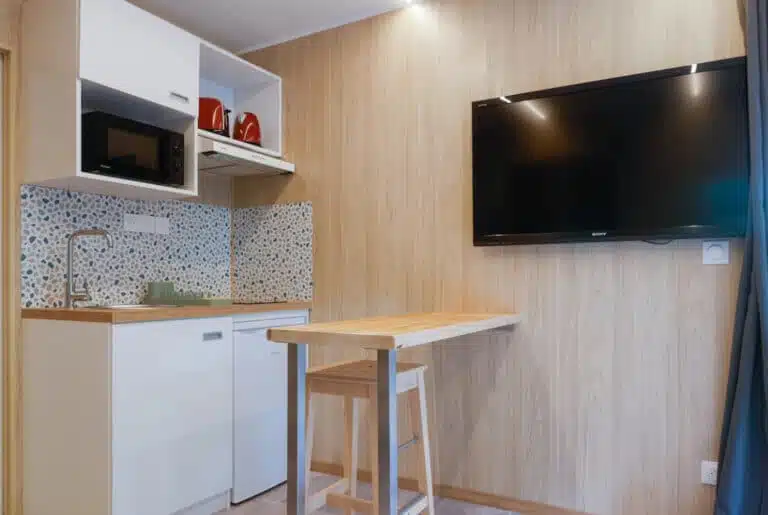 Cuisine d'un studio de jardin