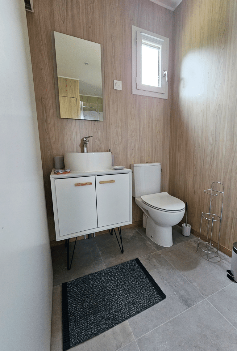 Salle d'eau dans un studio de jardin