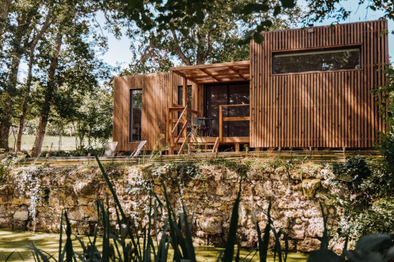 Une construction en bois