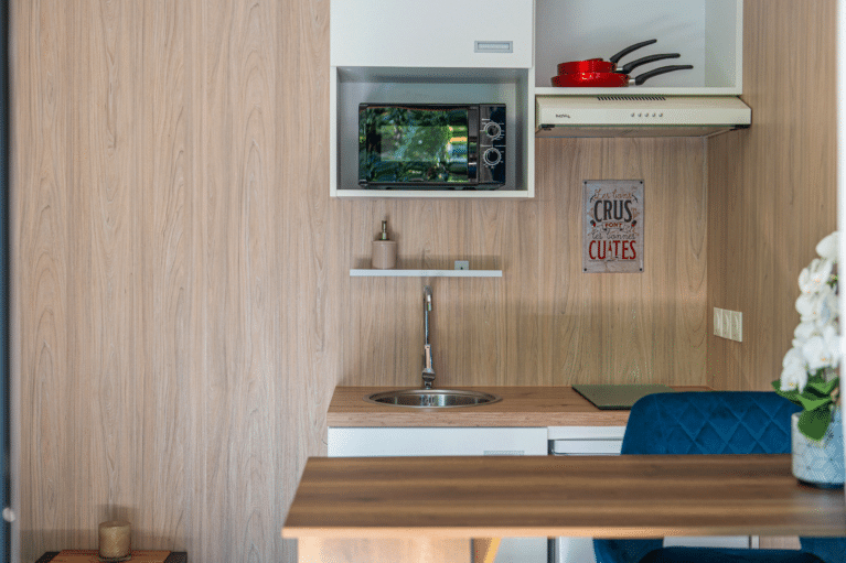 Une petite cuisine aménagée