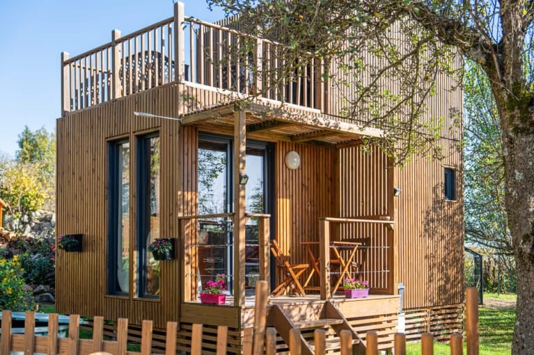 maison en bois
