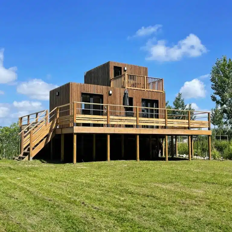 Maison en bois pour de la location saisonnière