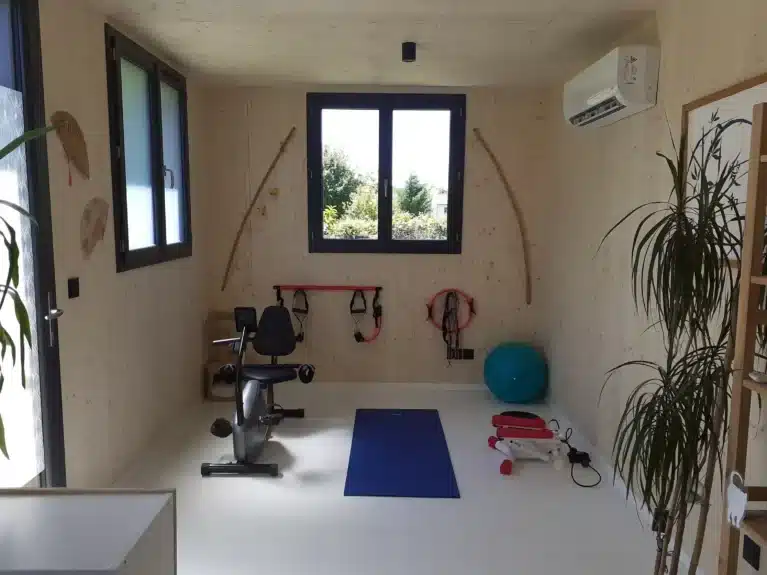 Greenkub de 20 m2, coté sport