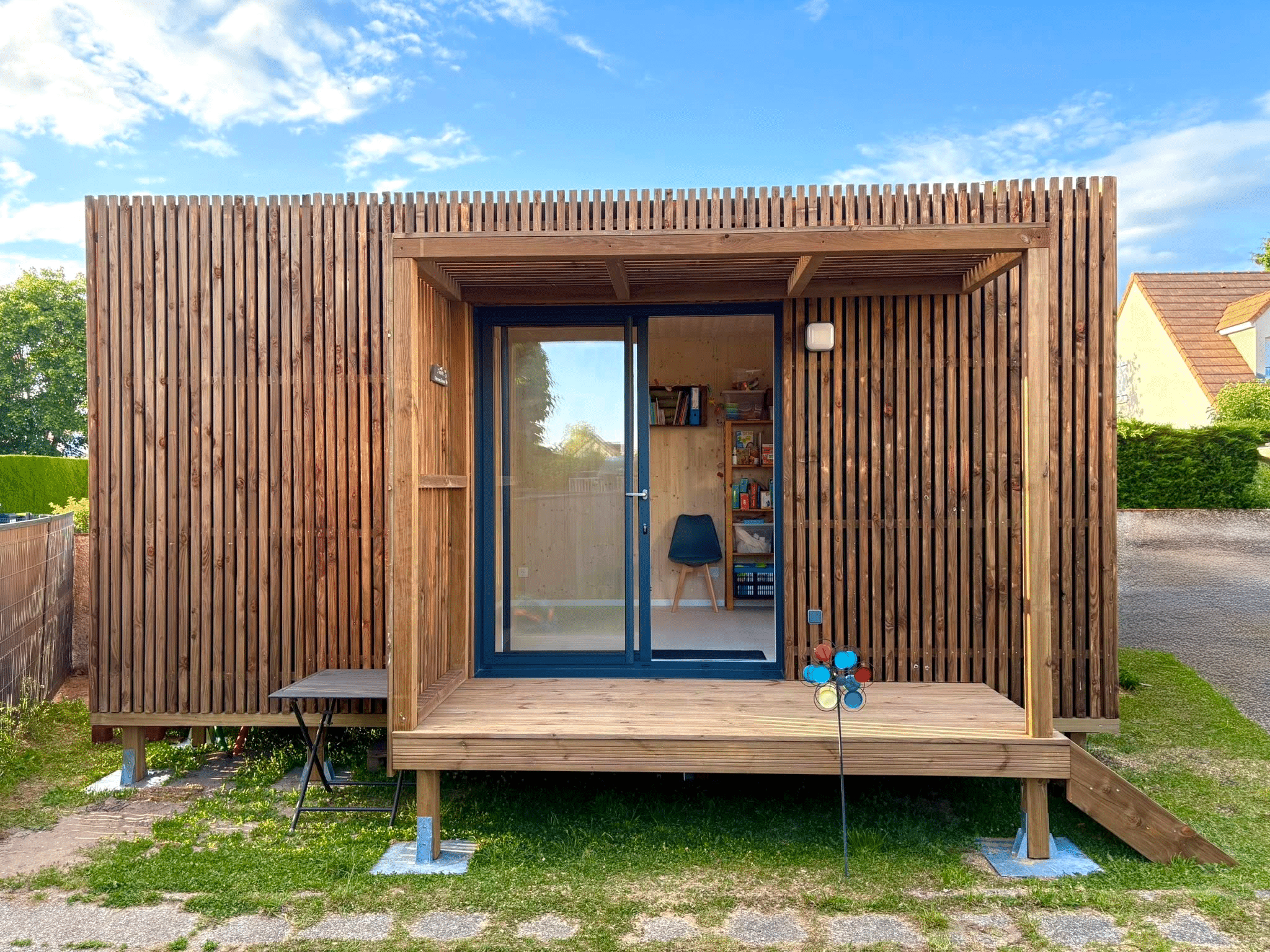 Cabinet de praticien de 15 m², studio en ossature bois Greenkub (Saône-et-Loire)
