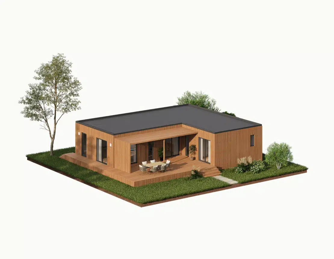 Maison en bois 100m2