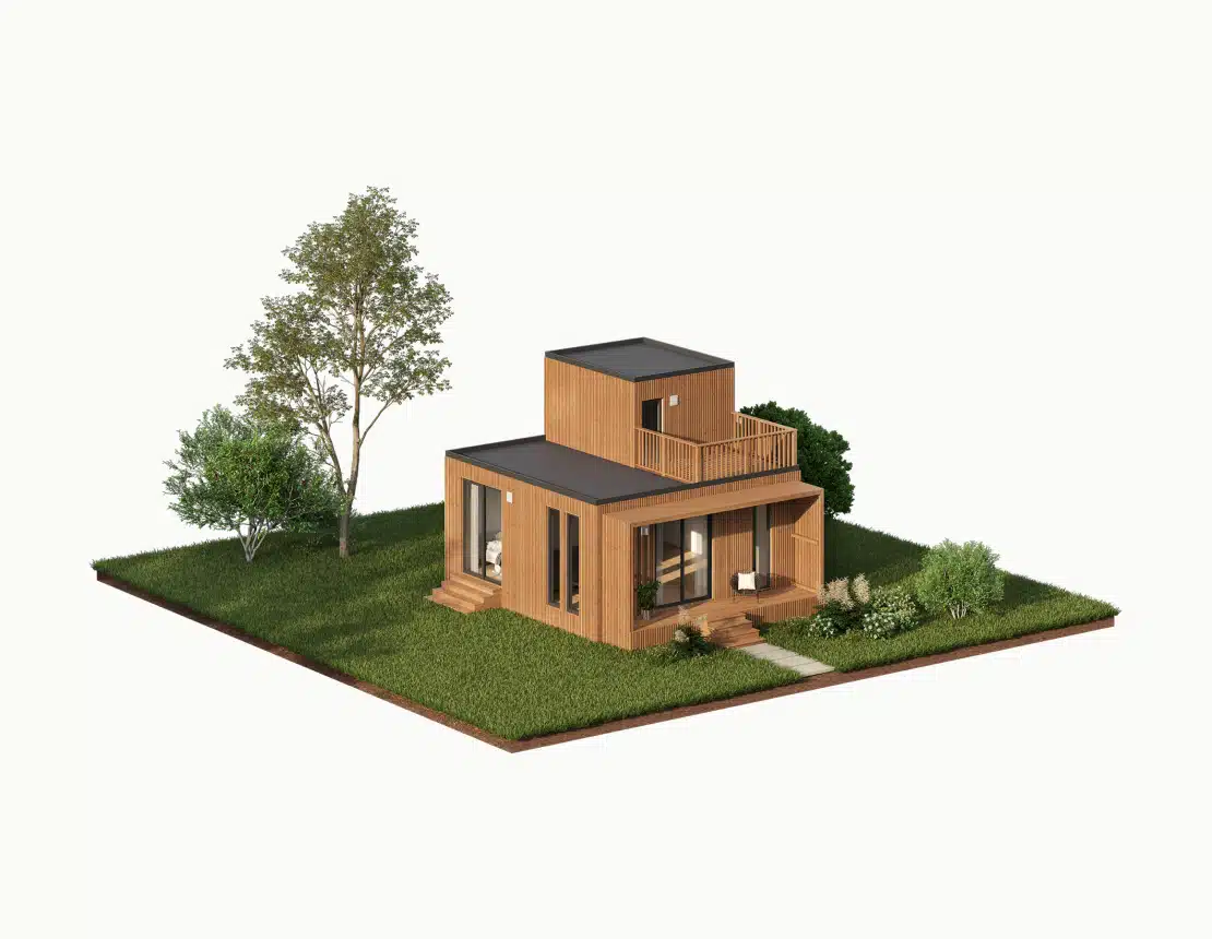 Maison en bois 50m2