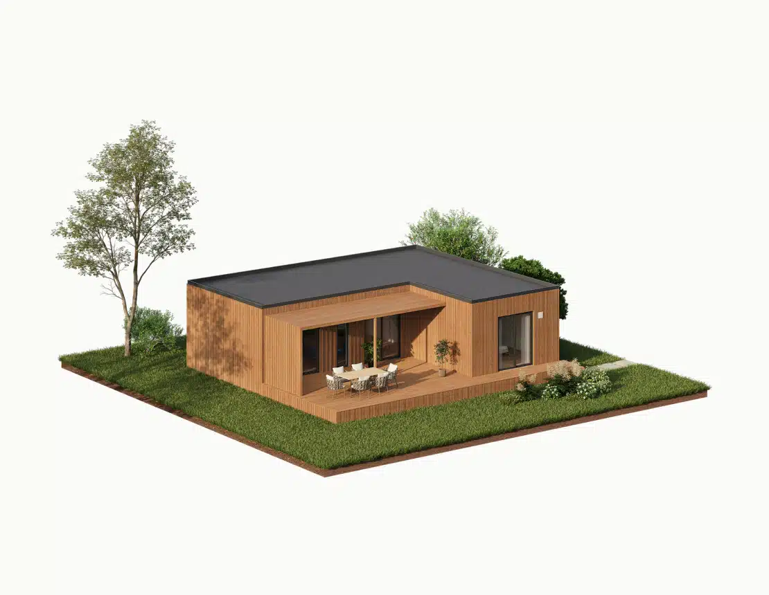 Maison en bois 70m2