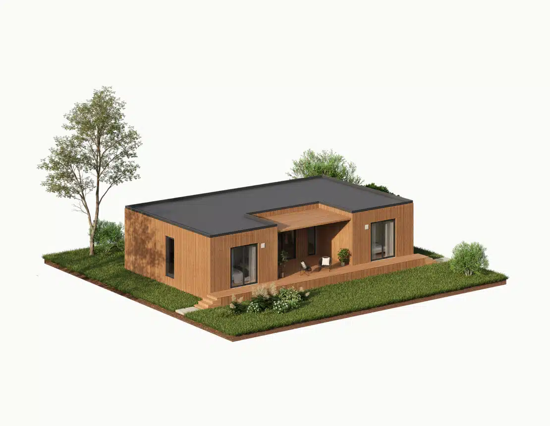 Maison en bois 90m2