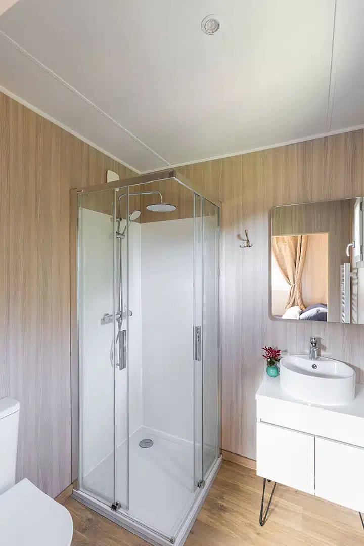 Détail salle de bain d'un Greenkub GK20