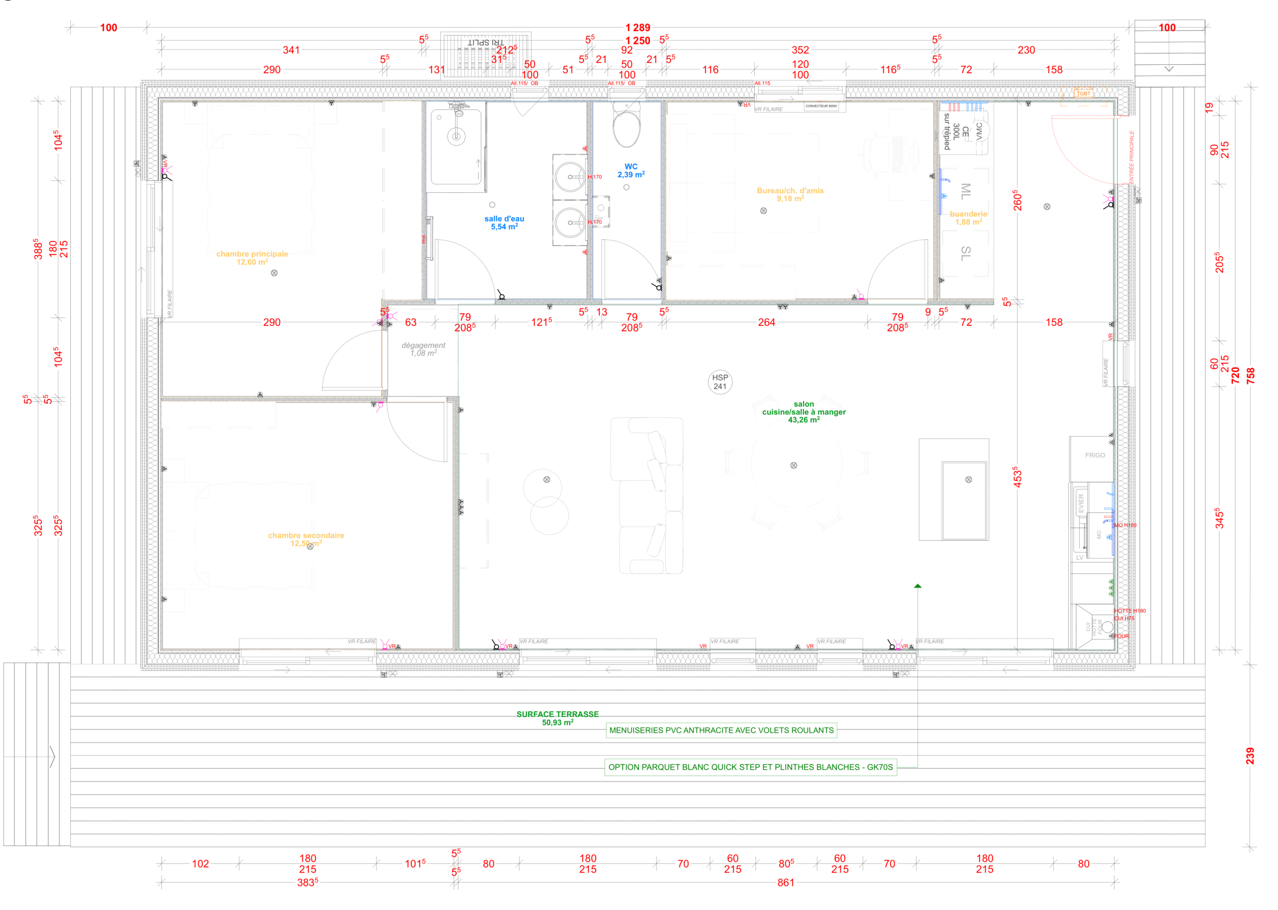 Plan coté M90R