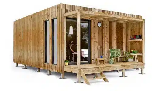 Un studio de jardin de 30m2 servant de chambre d"hôte et de studio étudiant
