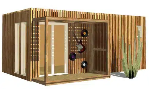 Studio de musique de jardin en bois Greenkub