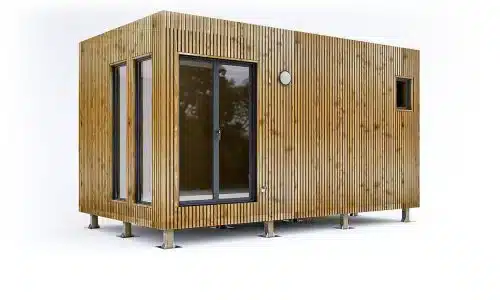 Un bureau de jardin en bois de 15m2