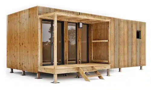 Visuel 3D du studio de jardin de 25m2 de plain pied