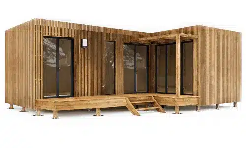 Studio de jardin en L de 40m2